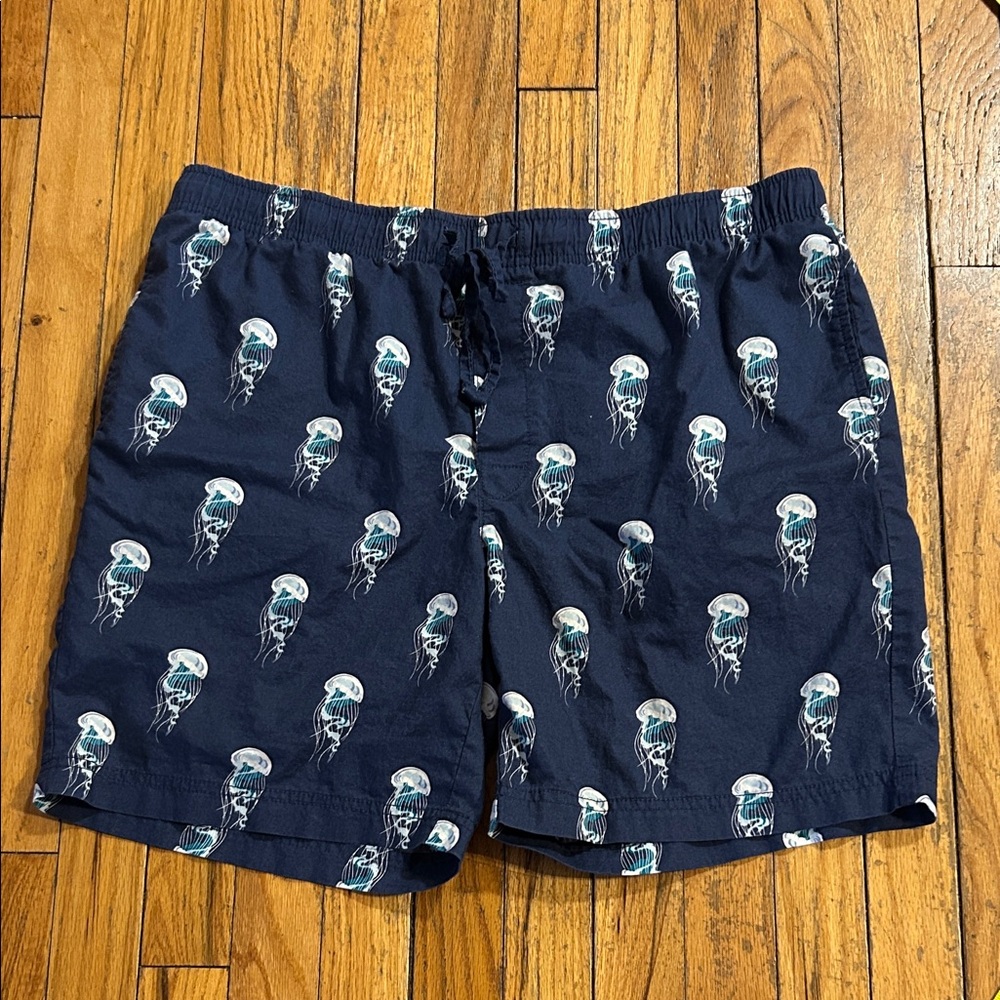 Sonoma Dark Blue Jellyfish PJ Shorts - Size Large
